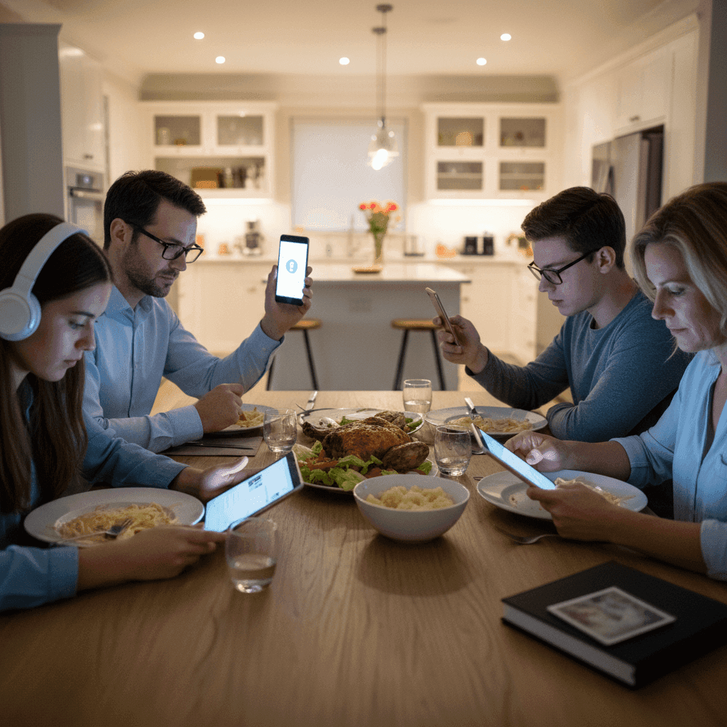 Digital Devices at Dinner: Reclaiming Sacred Family Time