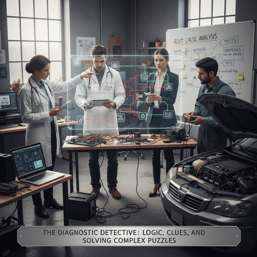 The Diagnostic Detective: Logic, Clues, and Solving Complex Puzzles